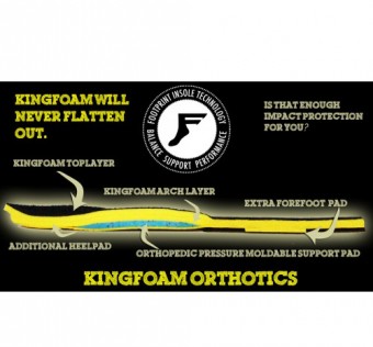 Footprint Kingfoam Orthotics Brandon Biebel´s Angels