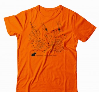 Tričko Kapybara wear - Technical ORANGE