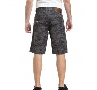 Kraťasy MEATFLY BOBBER 19 SHORTS G - GREY BINARY CAMO