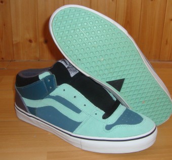 Boty VANS / TNT 2 Mid - Skateboard Shoes - Seafoam / Deep Sea / Black - 10 UK / 11 US / EUR 44,5