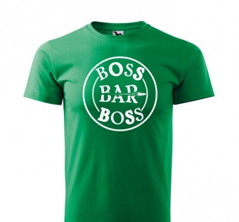 Pánské tričko Boss Bar - green
