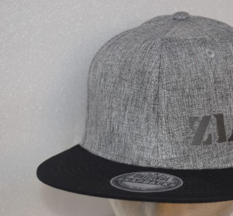 Čepice snapback ZLE - black/grey melange