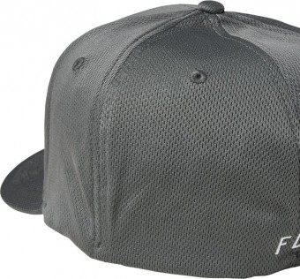Pánská kšiltovka Fox Lithotype Flexfit 2.0 Hat Grey/White