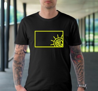 Tričko HL Ghetto - SUN (black/yellow)