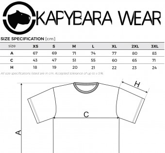 Tričko Kapybara wear – Kap-flip (white)