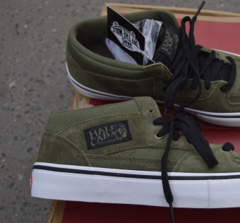 Boty Vans half cab pro wint  - winter moss/black