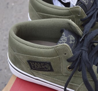 Boty Vans half cab pro wint  - winter moss/black