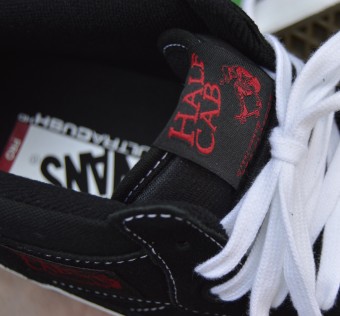 Boty Vans half cab pro black/white/red