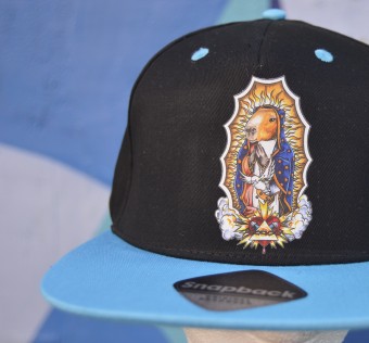 Čepice snapback Kapybara wear – MARY (blue/black)