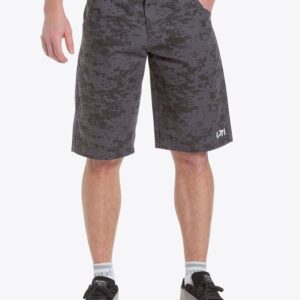 Pánské kraťasy Meatfly Bobber, Grey Binary Camo