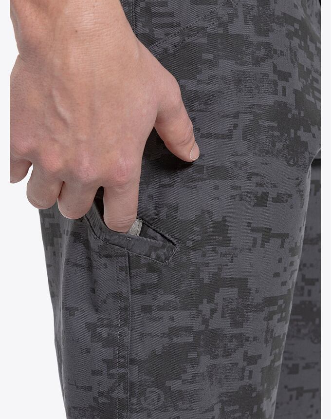 Pánské kraťasy Meatfly Bobber, Grey Binary Camo - Obrázek 4