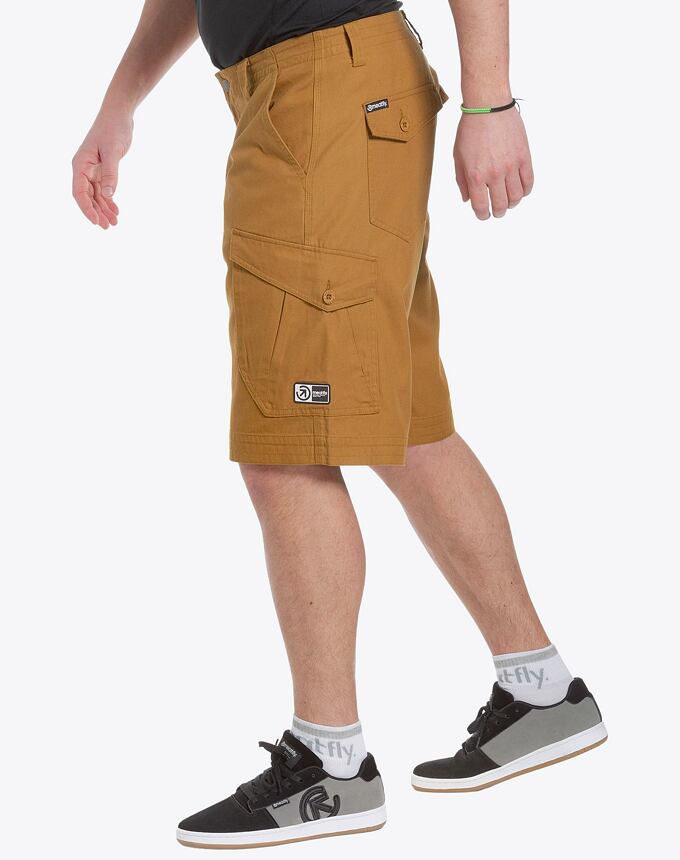 Pánské kraťasy Meatfly Icon, Camel - Obrázek 3