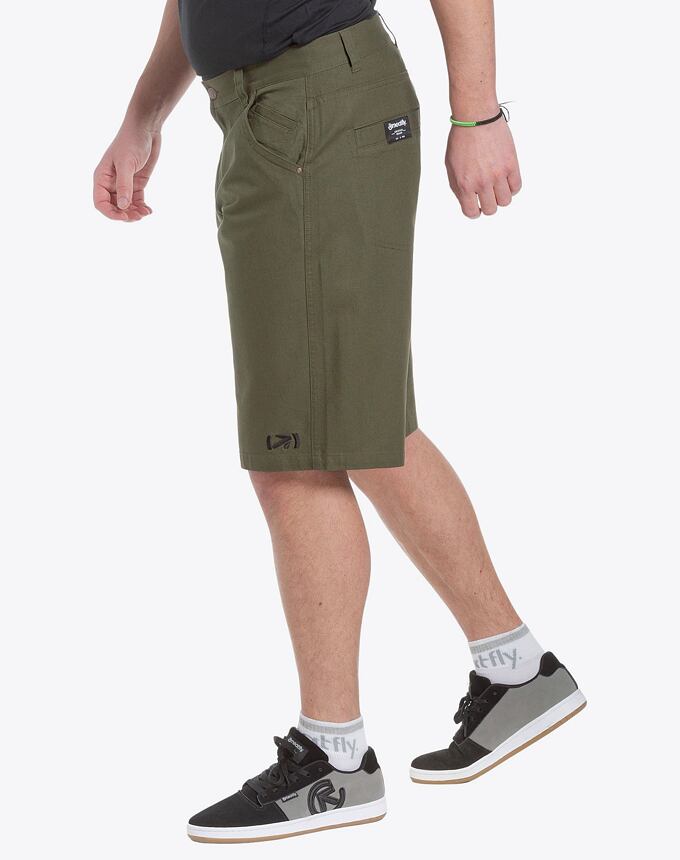 Pánské kraťasy Meatfly Bobber, Olive - Obrázek 3