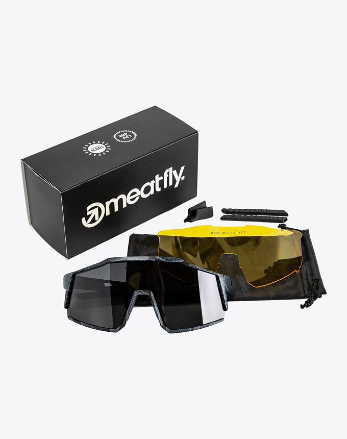 Sluneční polarizační brýle Meatfly Nate, Morph Black - Obrázek 4