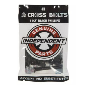 Šroubky INDEPENDENT - Genuine Parts Phillips Hardware 1.50in Black