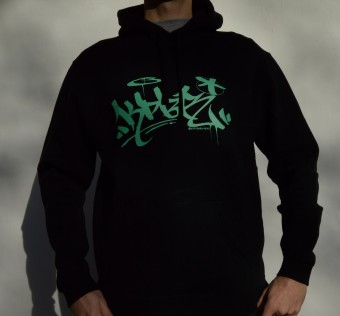 Mikiny Kapybara street wear "Tag" black/mint