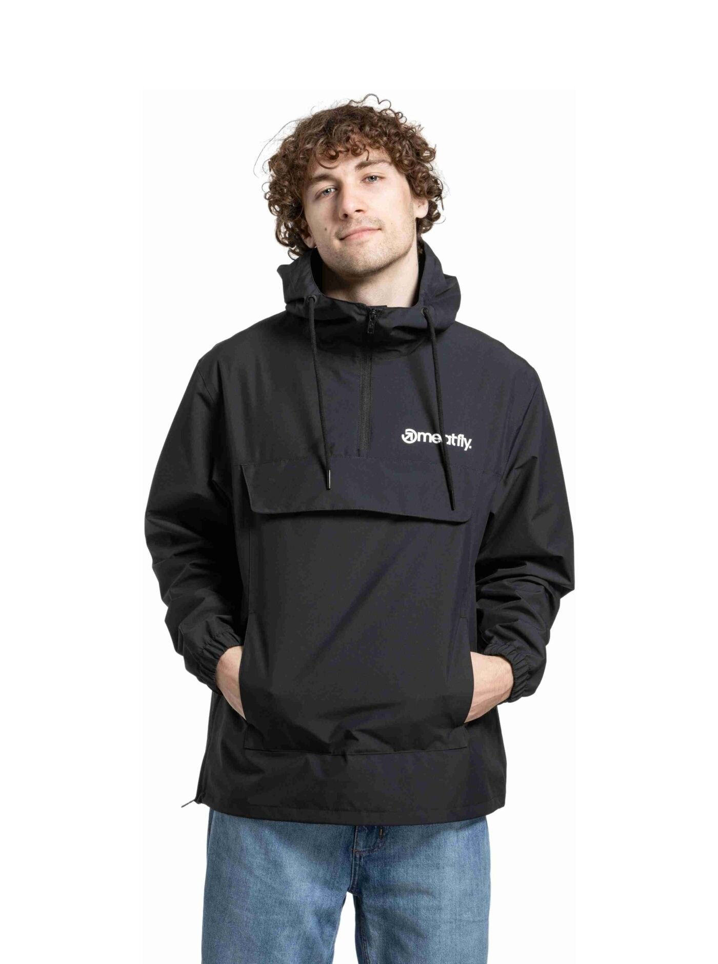 Unisex street bunda Meatfly Noah, Black - Obrázek 5