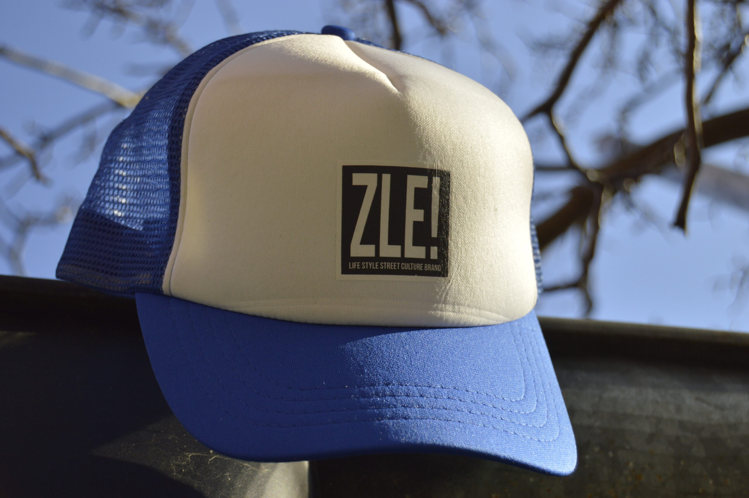 Čepice truckerka ZLE! - Mesh logo blue