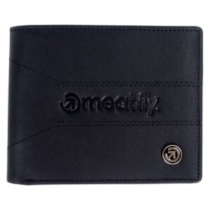 Kožená peněženka Meatfly Zac Premium, Black
