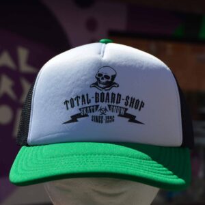 Čepice síťovka TBS wear - Sklull since 1996 (green/white/black)