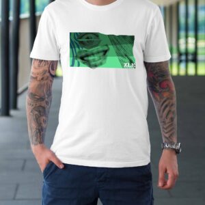 Pánské tričko ZLE skateboards - Abstract (white/green)