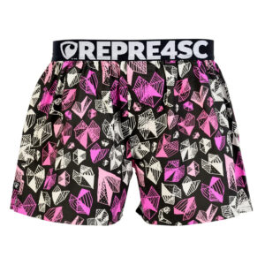 PÁNSKÉ TRENKY S VYTKÁVANOU GUMOU REPRE4SC EXCLUSIVE MIKE DIAMOND HEARTS