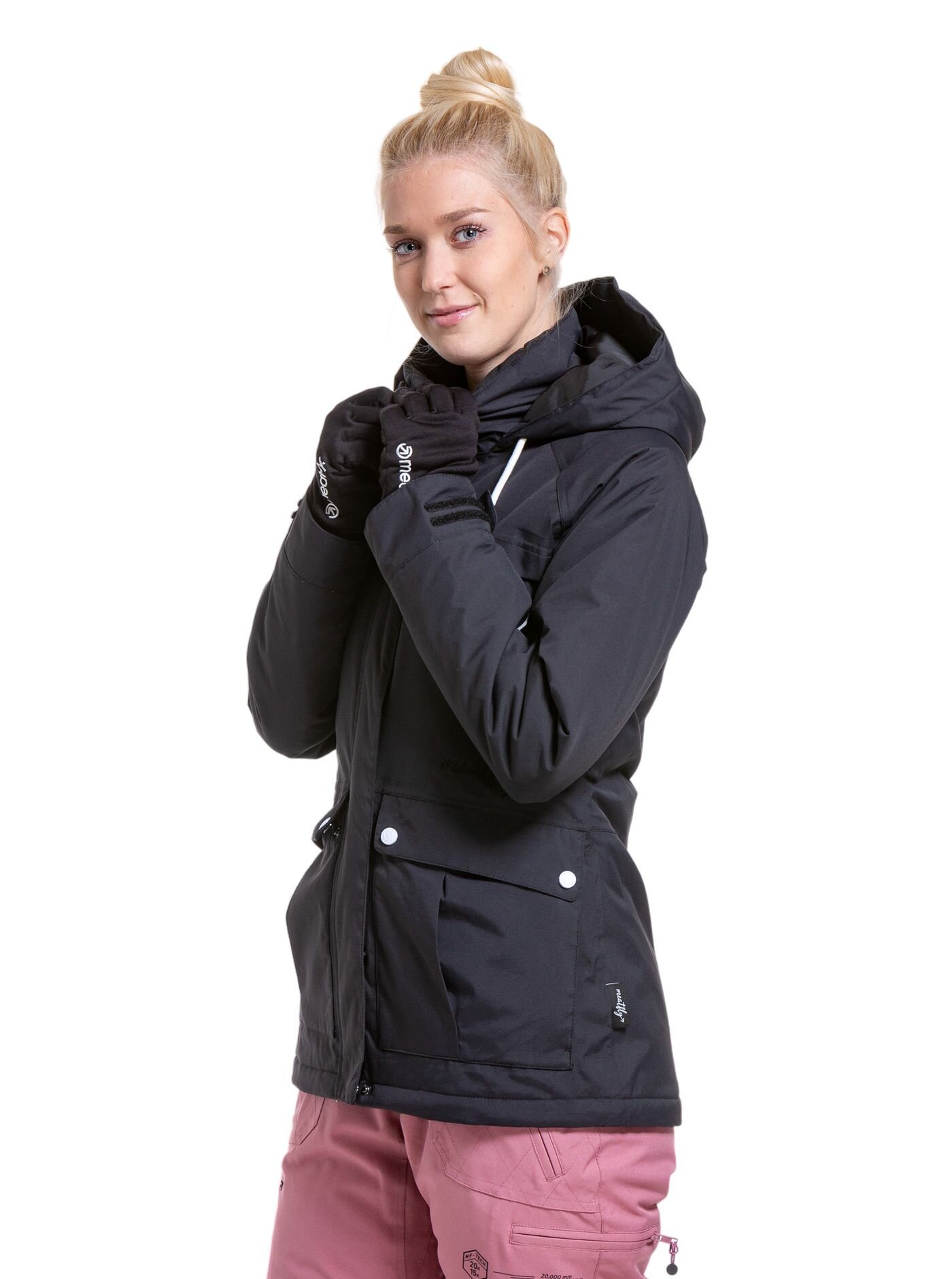 Dámská SNB & SKI bunda Meatfly Terra, Black - Obrázek 5