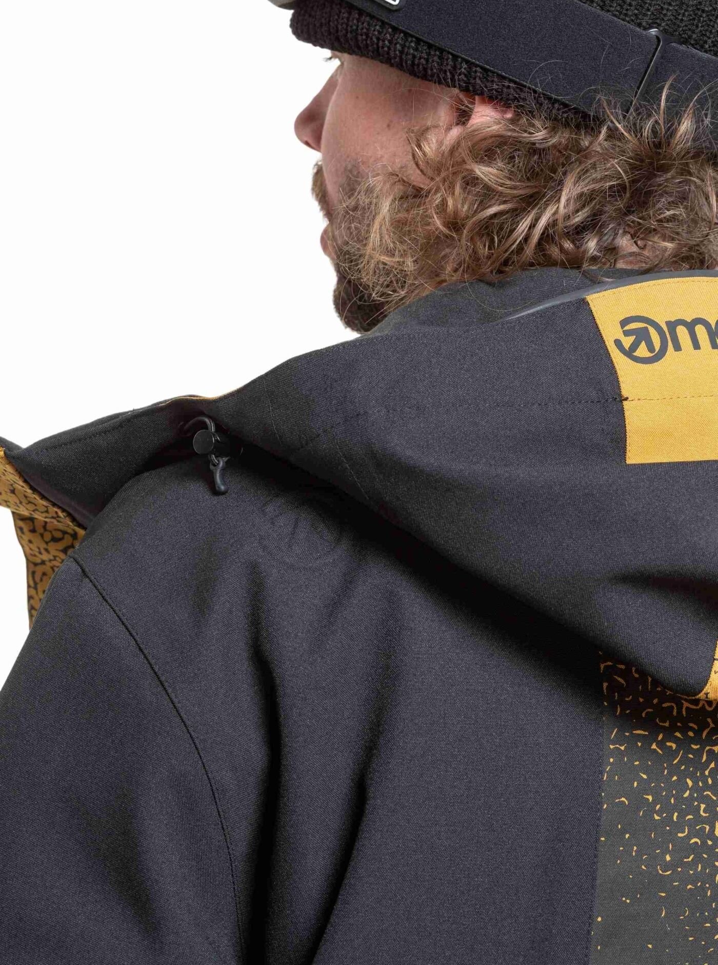 Pánská SNB & SKI bunda Meatfly Shader, Wood / Merlot - Obrázek 7