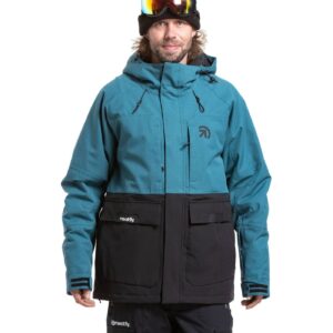Pánská SNB & SKI bunda Meatfly Vertigo, Deep Ocean / Black