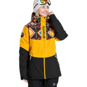 Dámská SNB & SKI bunda Meatfly Kirsten, Sunflower / Black Jones