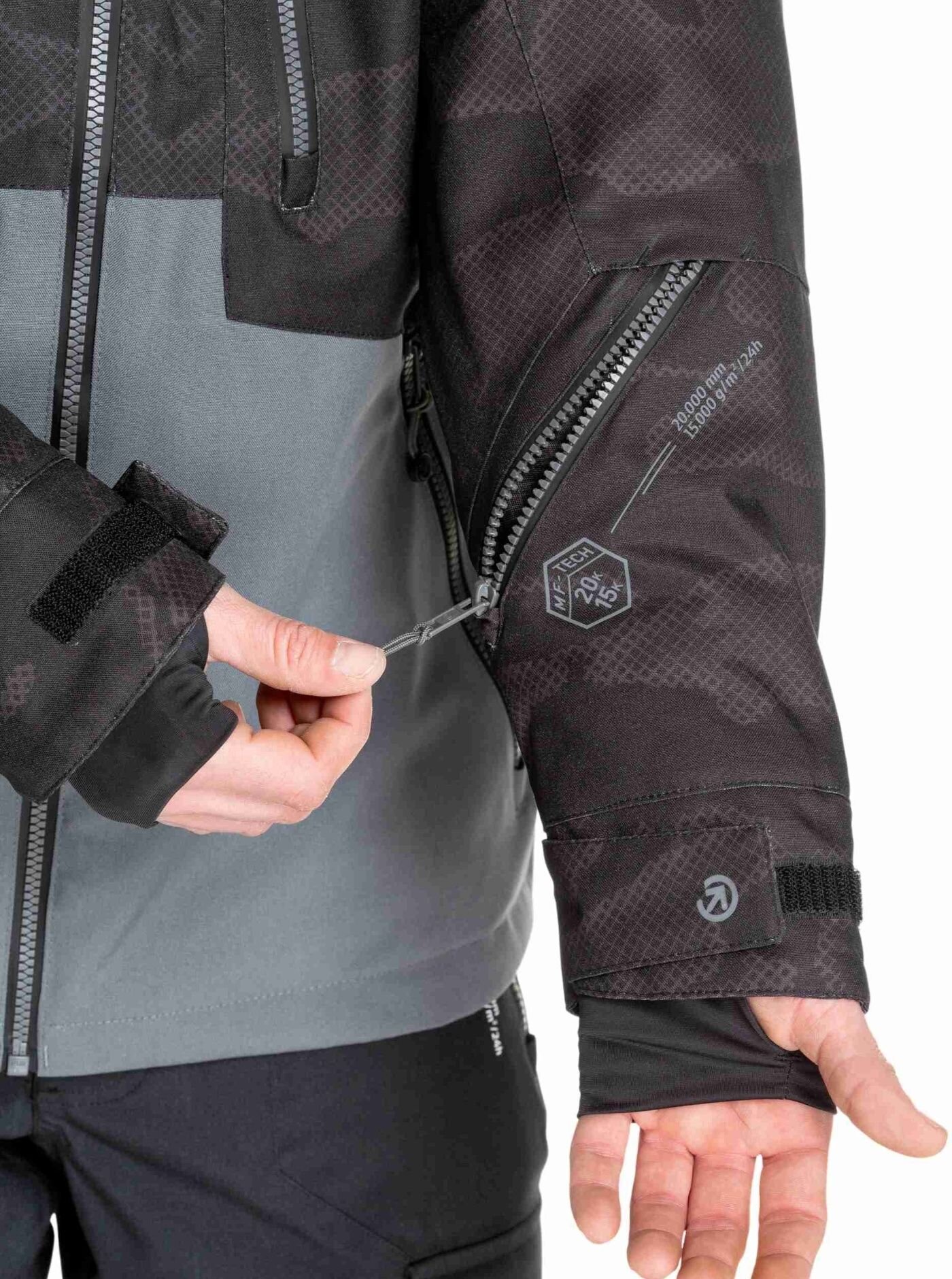 Pánská SNB & SKI bunda Meatfly Cronos, Morph Black - Obrázek 4