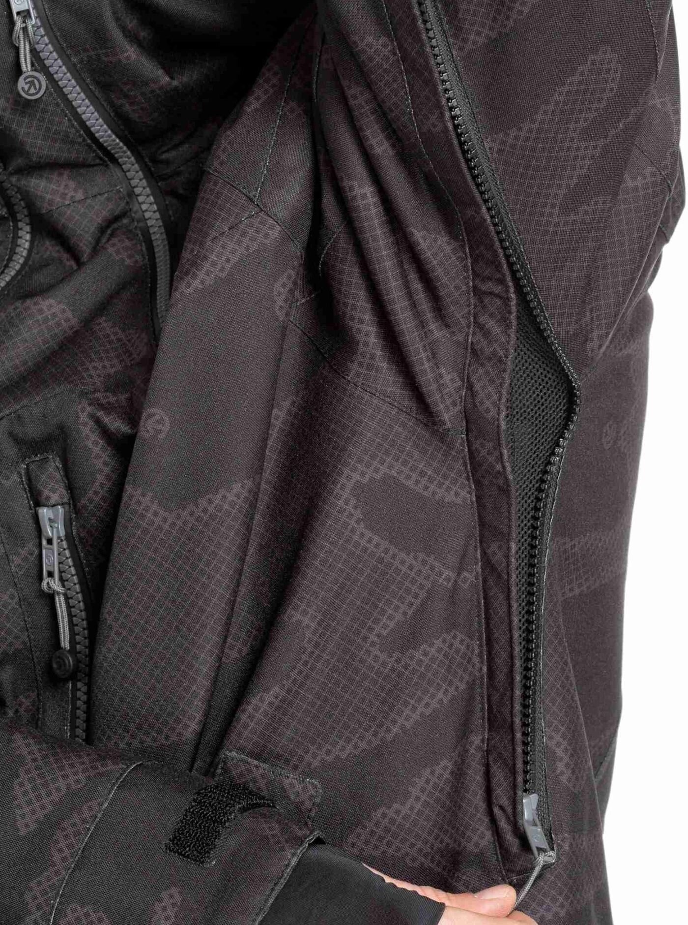 Pánská SNB & SKI bunda Meatfly Cronos, Morph Black - Obrázek 5