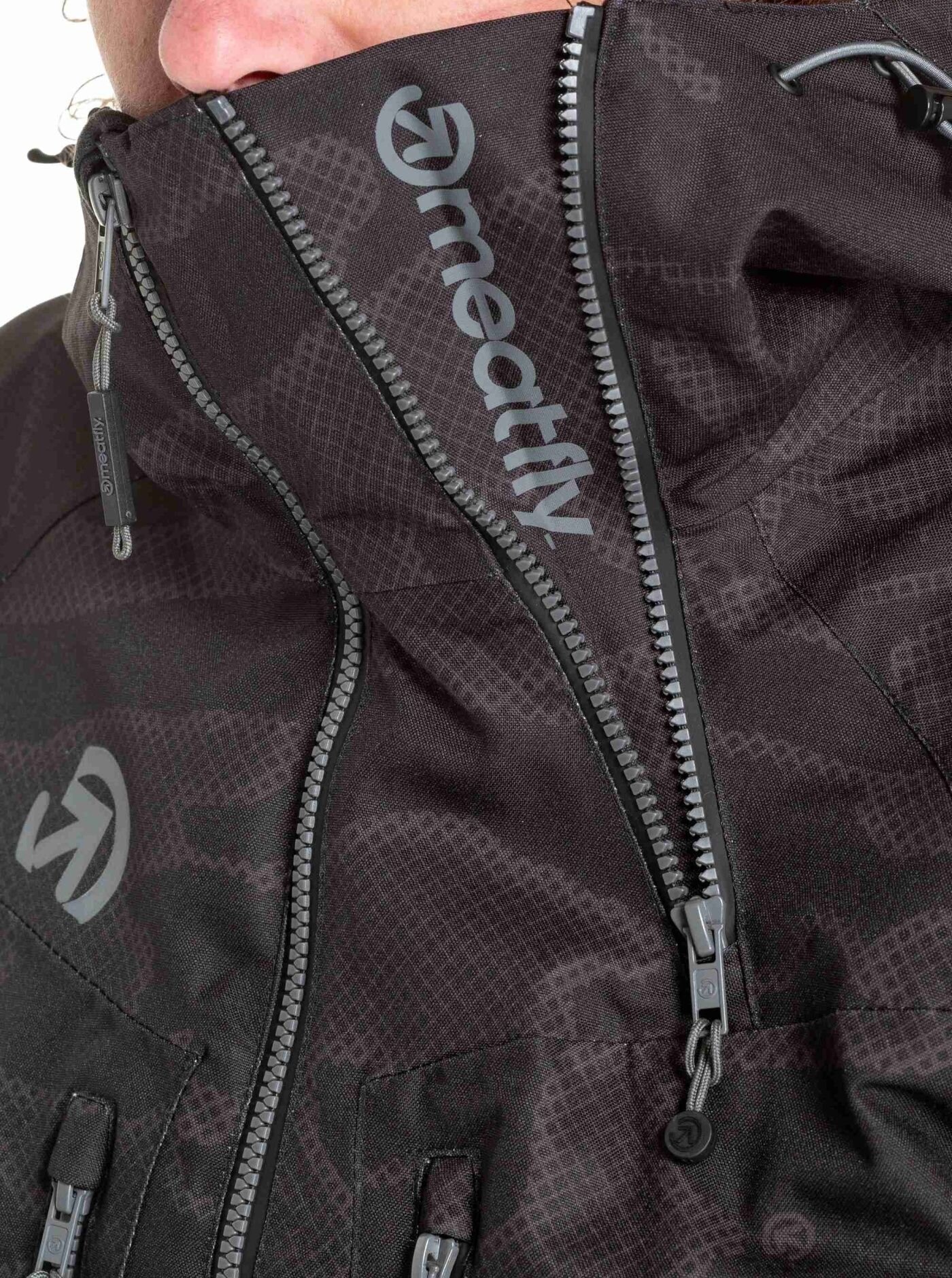 Pánská SNB & SKI bunda Meatfly Cronos, Morph Black - Obrázek 6