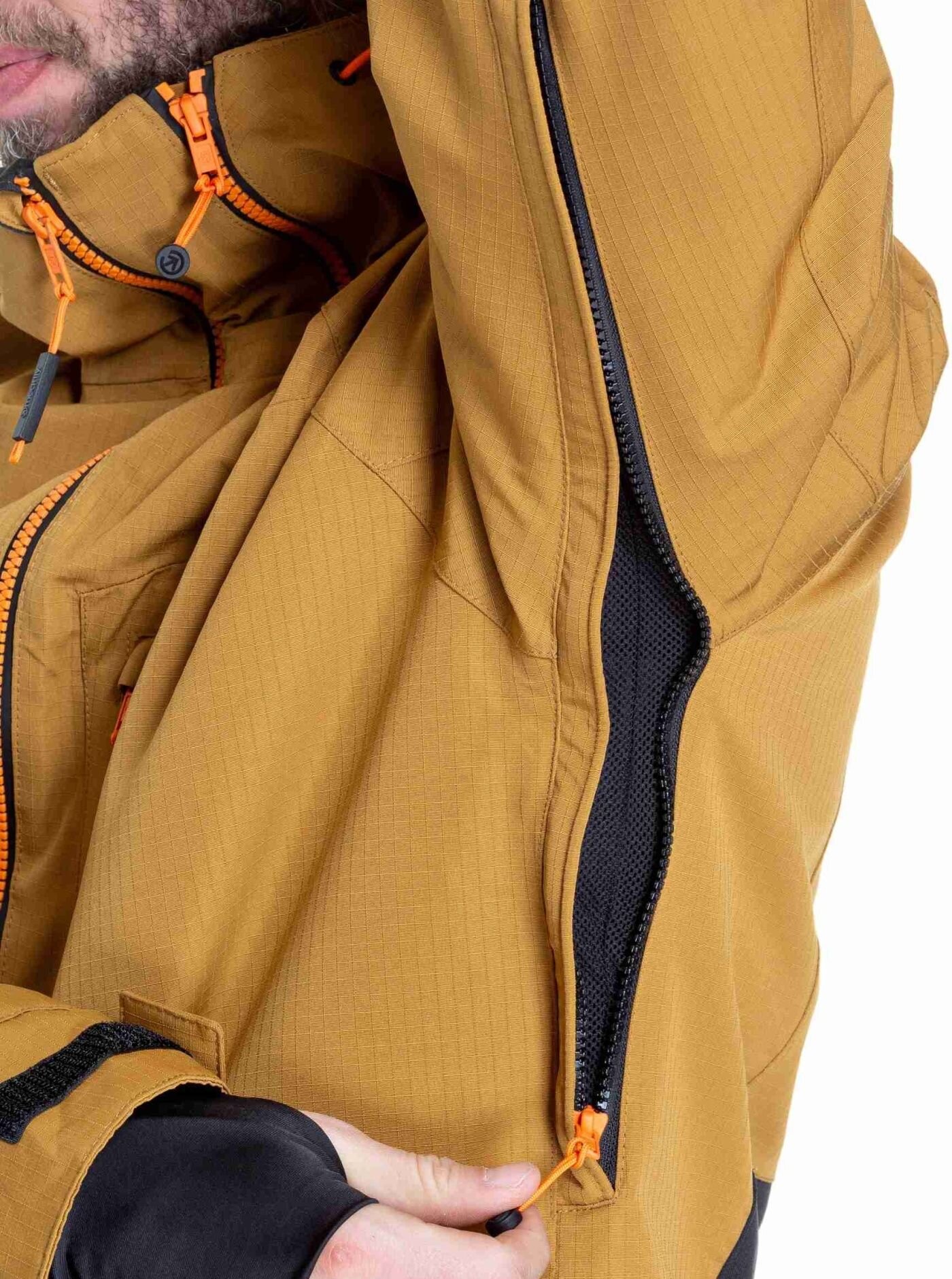 Pánská SNB & SKI bunda Meatfly Cronos, Wood / Black - Obrázek 5