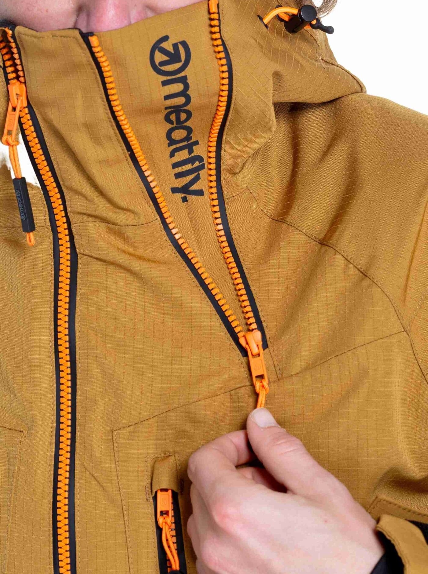 Pánská SNB & SKI bunda Meatfly Cronos, Wood / Black - Obrázek 6