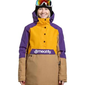 Dámská SNB & SKI bunda Meatfly Aiko, Sunflower / Tan