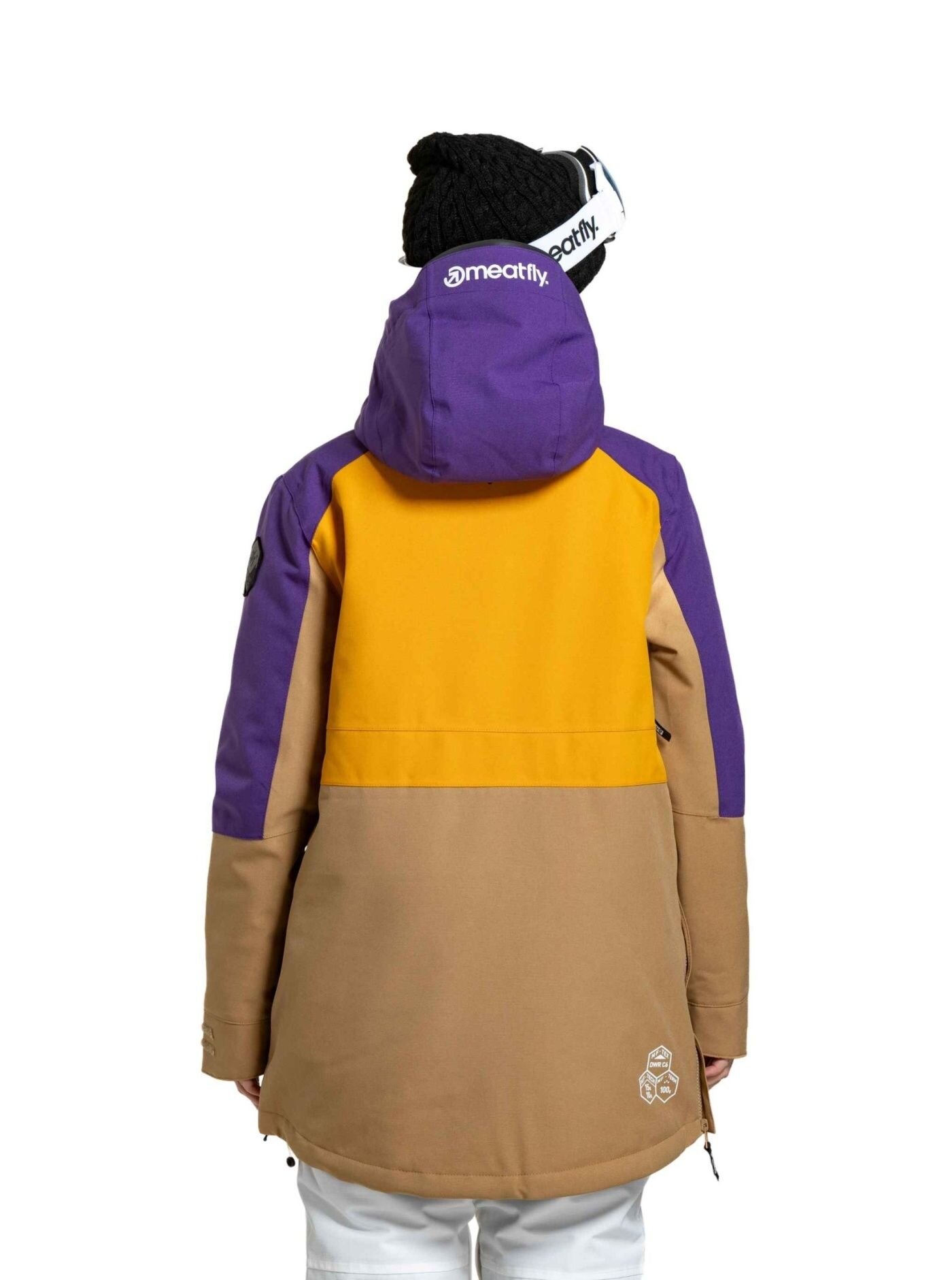 Dámská SNB & SKI bunda Meatfly Aiko, Sunflower / Tan - Obrázek 2