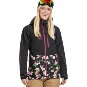 Dámská SNB & SKI bunda Meatfly Gaia, Magnolia / Black