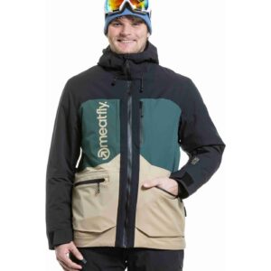 Pánská SNB & SKI bunda Manifold, Black / Safari