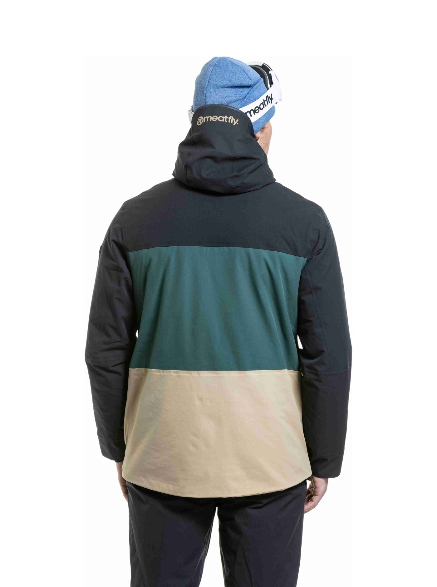 Pánská SNB & SKI bunda Manifold, Black / Safari - Obrázek 3