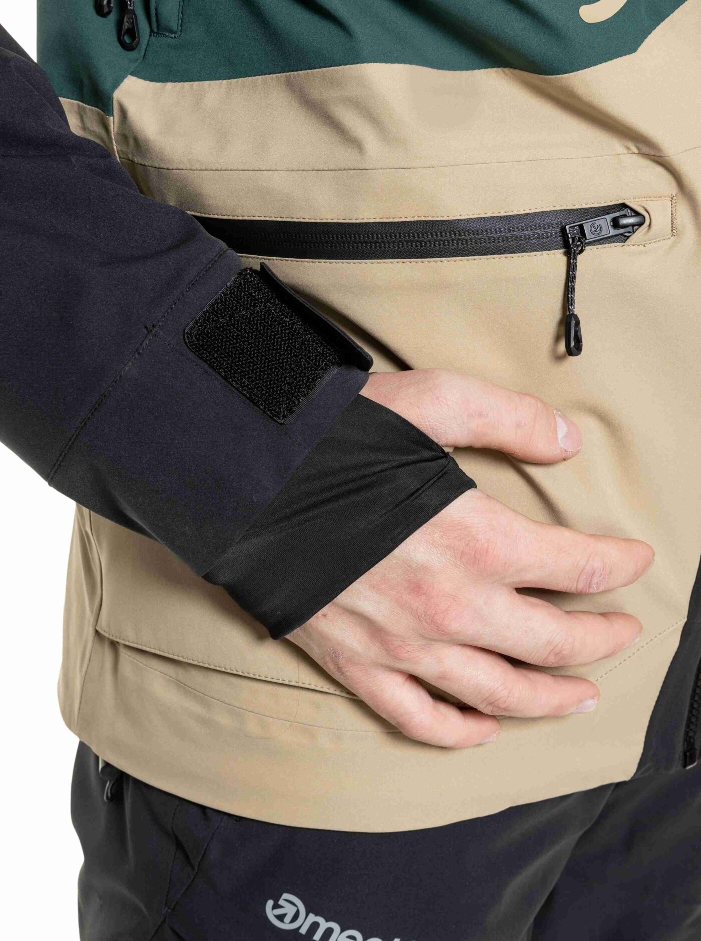 Pánská SNB & SKI bunda Manifold, Black / Safari - Obrázek 7