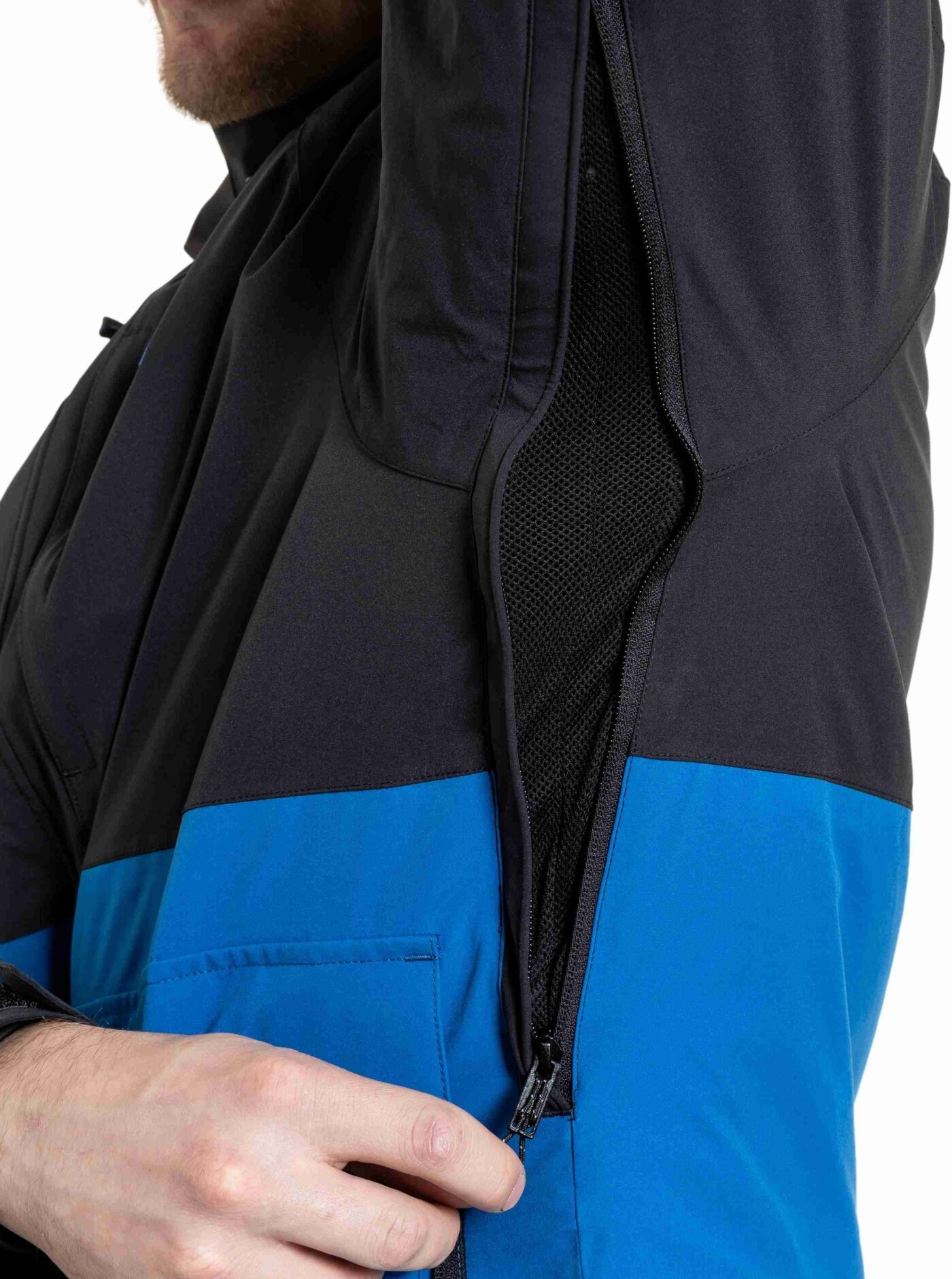 Pánská SNB & SKI bunda Vertigo, Black / Blue Sky - Obrázek 4