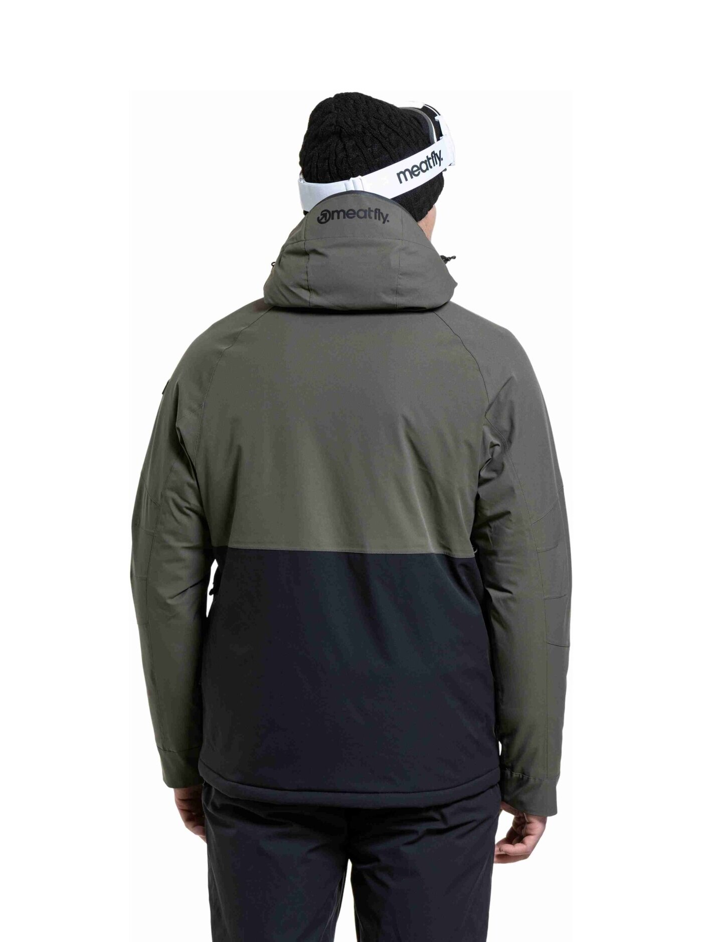 Pánská SNB & SKI bunda Vertigo, Olive Dark / Black - Obrázek 3