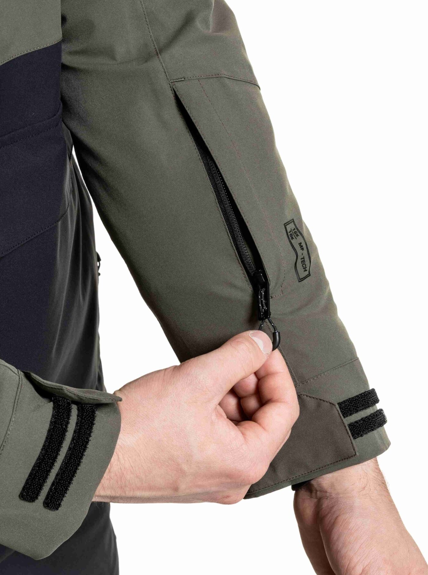 Pánská SNB & SKI bunda Vertigo, Olive Dark / Black - Obrázek 6