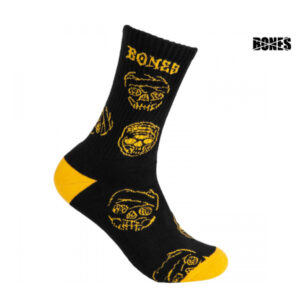 Ponožky Bones Wheels Black & Gold