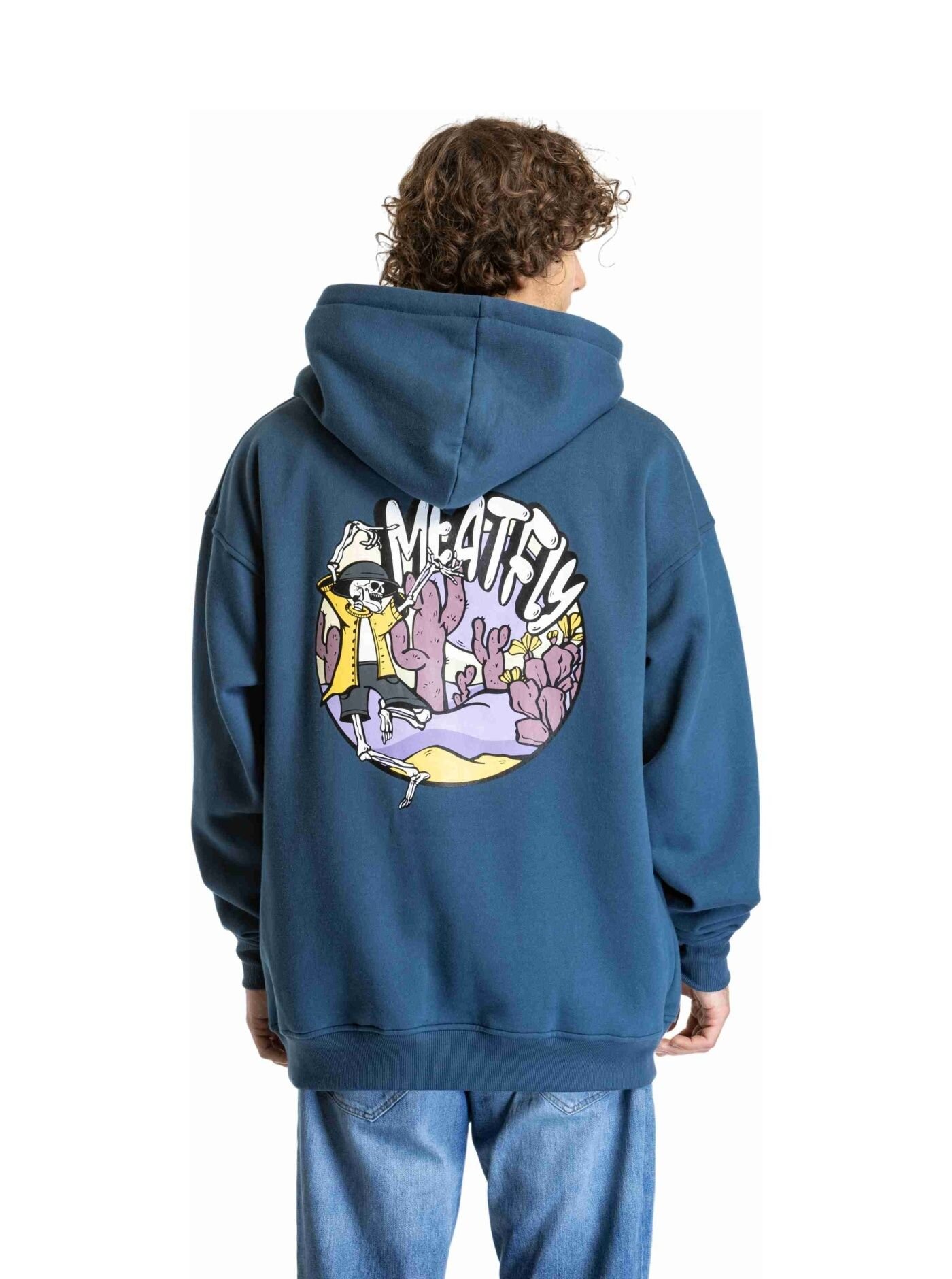 Unisex mikina Meatfly Fry, Dark Blue - Obrázek 2