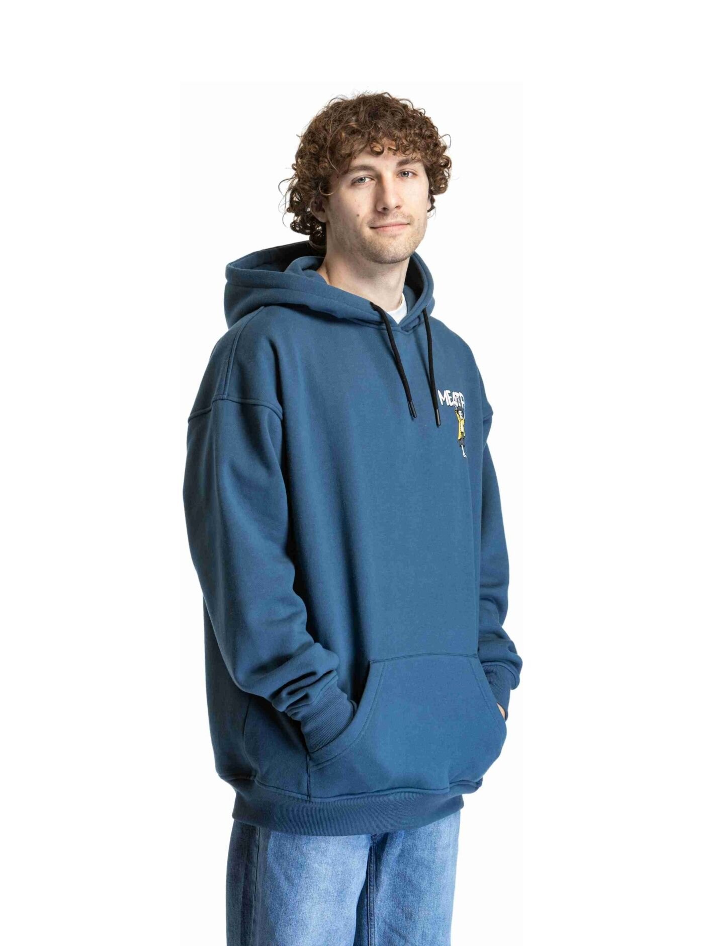 Unisex mikina Meatfly Fry, Dark Blue - Obrázek 3