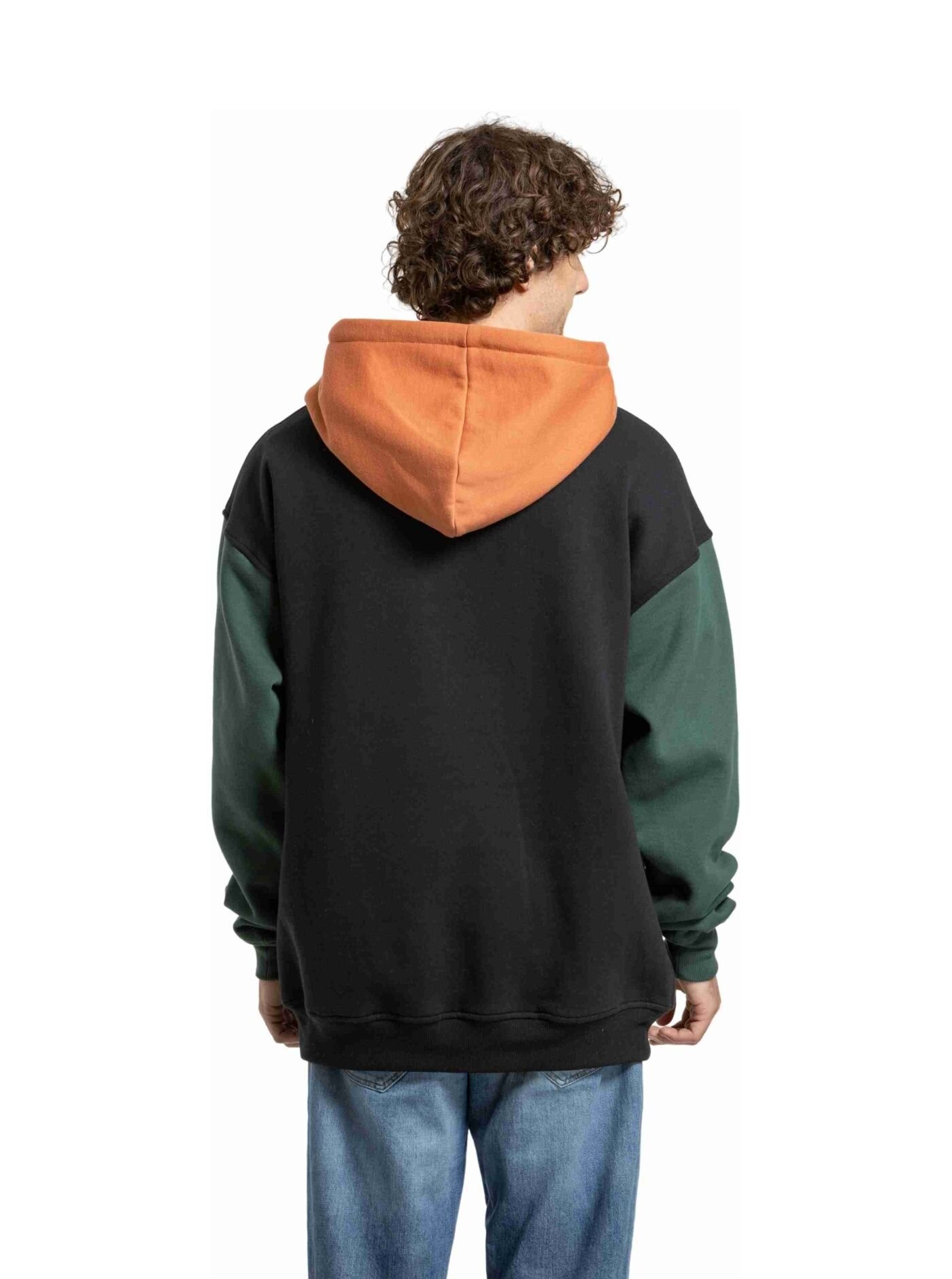 Unisex mikina Meatfly Fry, Green / Sunbrun - Obrázek 2