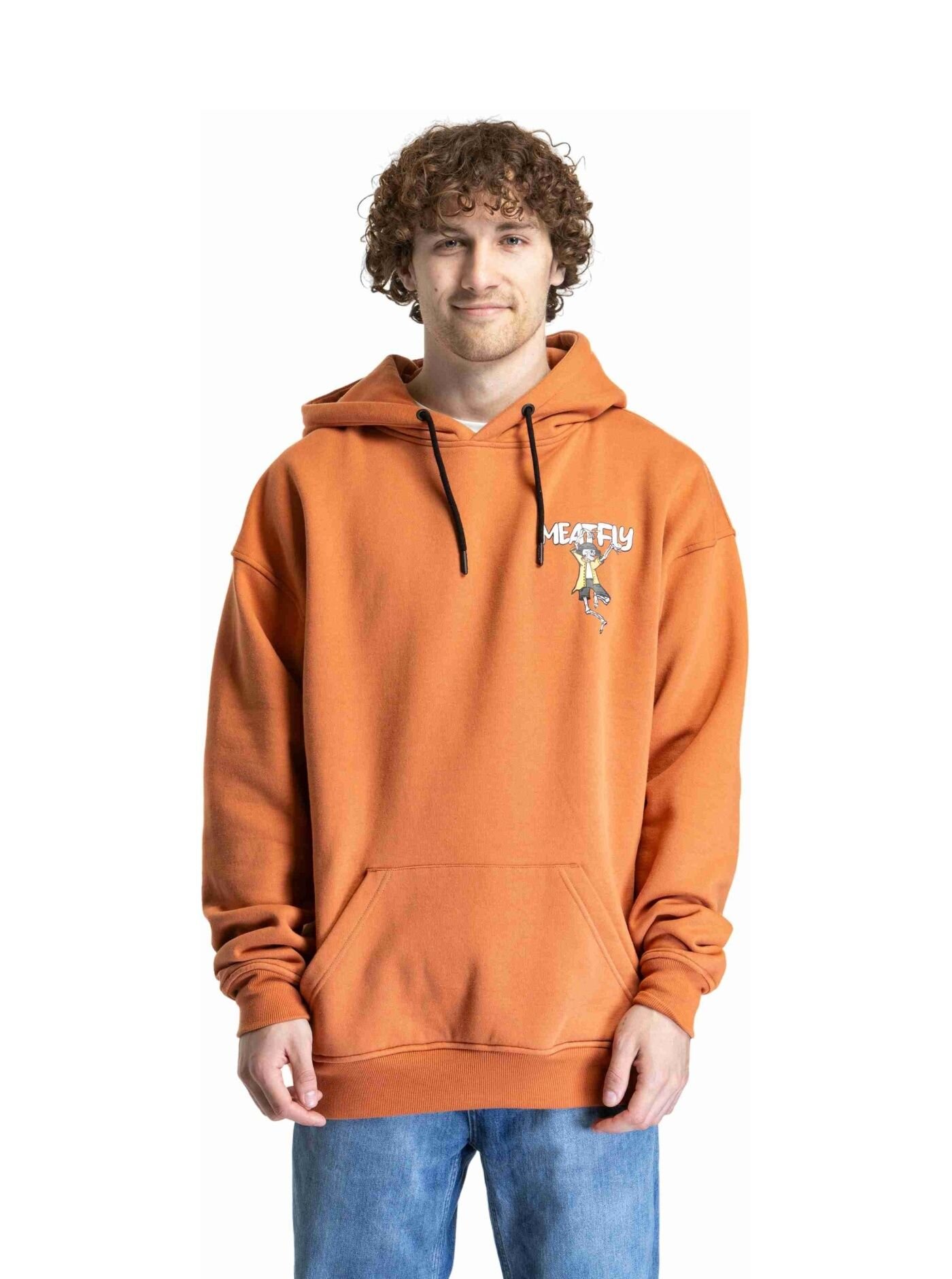 Unisex mikina Meatfly Fry, Sunbrun