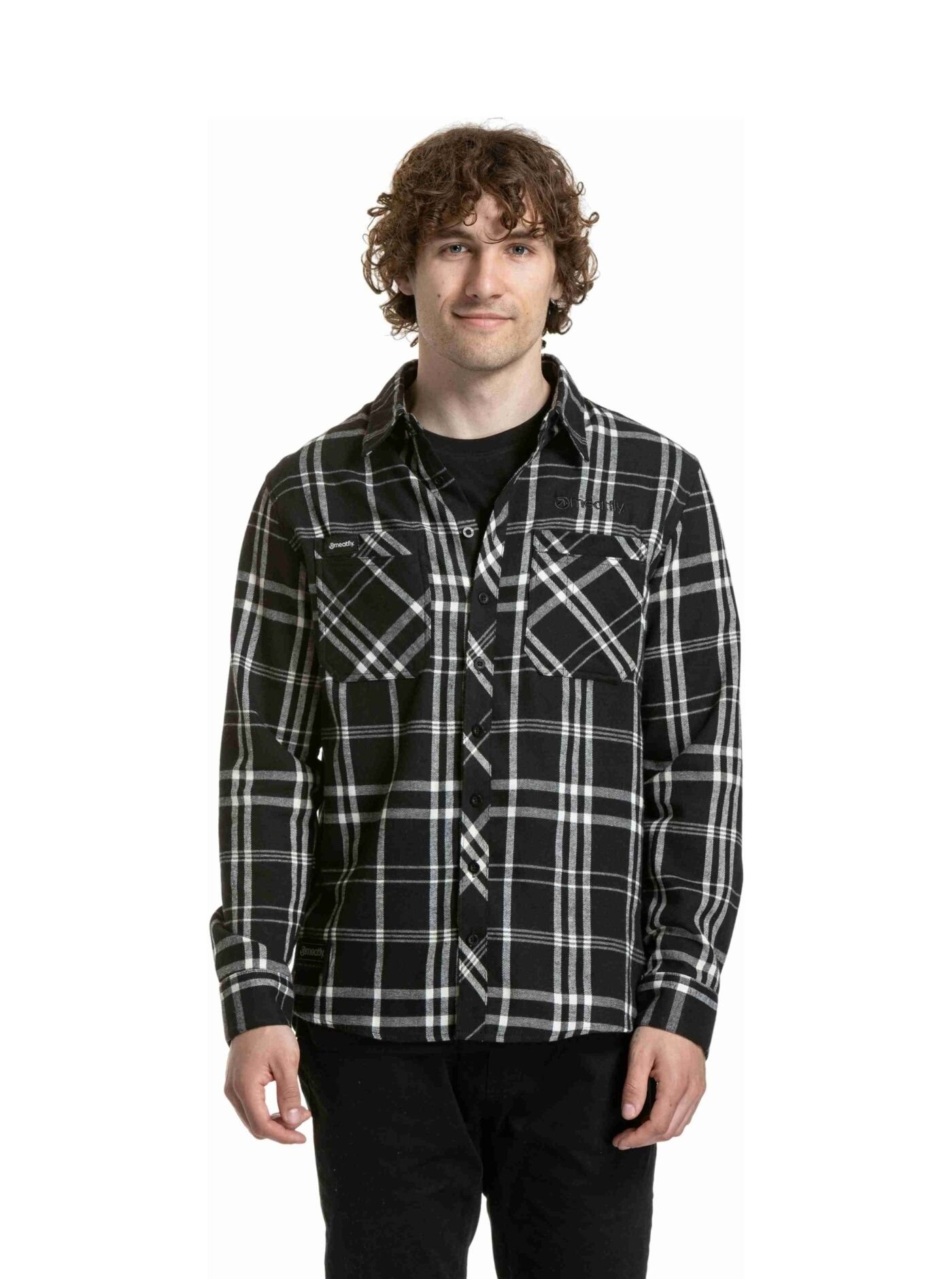 Pánská košile Meatfly Kurt, Black